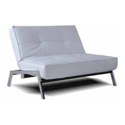 Abbyson Living - Abbyson Living Venice White Convertible Euro Chair Lounger - Armchairs And Accent Chairs