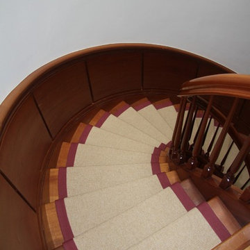 Custom Curved Wide Binding Sisal Runners