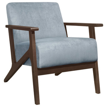 Narcine Accent Chair, Blue Gray