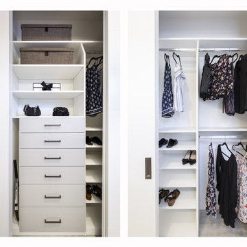 Elegant & Efficient Custom Reach-In Closet