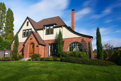 Example of a classic exterior home design in Other