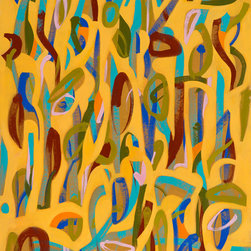 Saffron- Limited Edition Abstract Art Print - Fine Art Prints