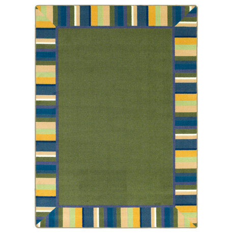 Kid Essentials Rug, Clean Green, Bold, 7'8"x10'9"