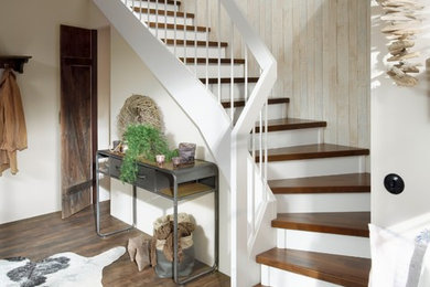 Réalisation d'un escalier nordique.