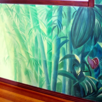 Jungle Bathroom Mural