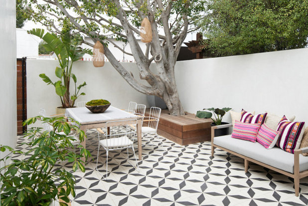 Eclectic Patio by Meridith Baer Home