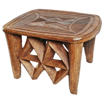 Consigned Large Tribal Nupe Stool / Table