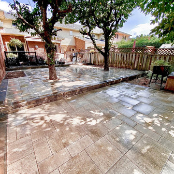 Raised patio
