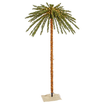 Vickerman 7' Outdoor Palm Tree, Dura-Lit LED 500 Warm White