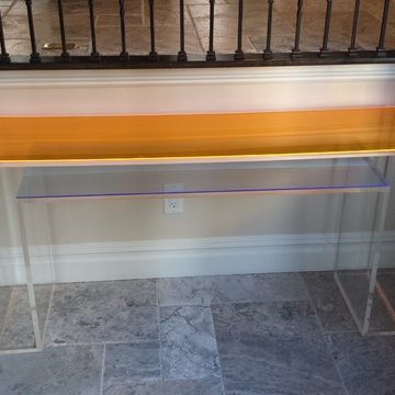 Console Table - double layer with color over lay