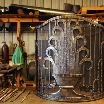 Art Deco firescreen