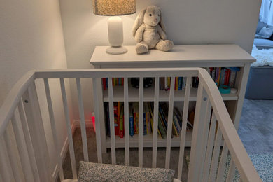 Photo of a scandi nursery in Austin.