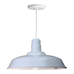 ANP Lighting Retro Warehouse 12" 1 Light Aluminum Pendant - Products