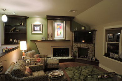 Upper Cape Cod Restoration - Living Room Design-Build
