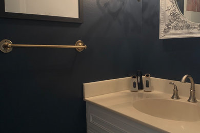 Inspiration for a transitional bathroom remodel in Omaha