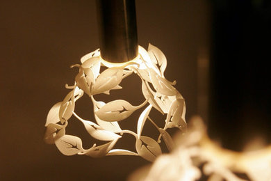 CP3d LED Printed Pendants - Blowing Leaves 3
