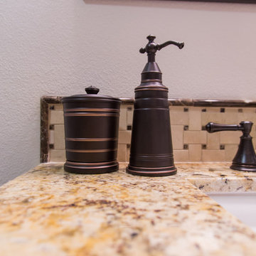 Orange Bathroom