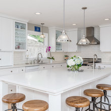 White kitchen light hardwood