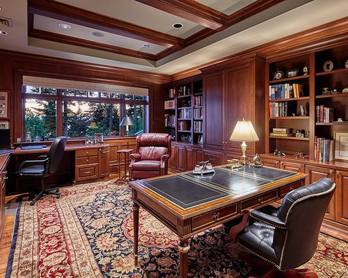 Traditional Home Office Design Ideas, Remodels & Photos