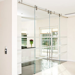 Twin Sliding Door Hardware Kit - Barn Door Hardware