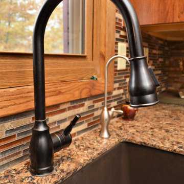 La Porte, IN. Haas Signature Collection. Rustic Hickory Kitchen