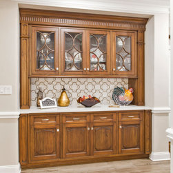 Traditional Kitchen Unit in Millstone, NJ. - Pantry Cabinets