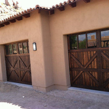 Solid Wood Garage Doors