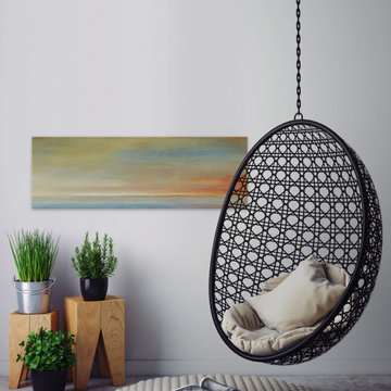 "Tranquil IV" Painting Print on Wrapped Canvas