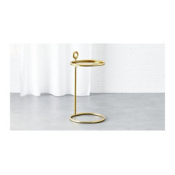 round brass c table | CB2 - Side Tables And End Tables