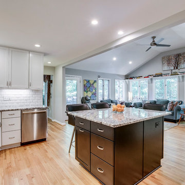 Transitional Black & White Kitchen Annandale, VA