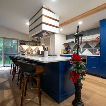 Tacoma Blue Kitchen Remodel