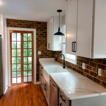 Thin Brick Kitchen Backsplash