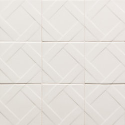 Robert A. M. Stern Collection Trellis Gazebo 4" x 4" - Mosaic Tile