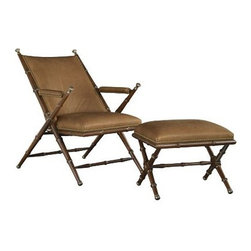 Hickory Chair Ottomans and Benches - Footstools And Ottomans