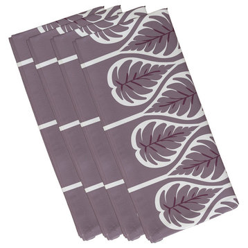 Fern 1, Floral Print Napkin, Lavender, Set of 4