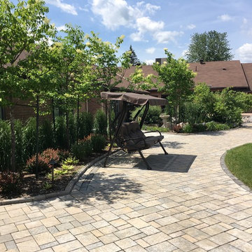 Retirement home pond & entrance