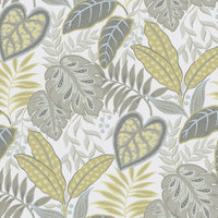Signature by Sarah Richardson Citrine Jasmine Wallpaper, Sample