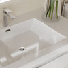 The Beacon Bathroom Vanity, Single Sink, 36", High Gloss White, Wall Mounted
