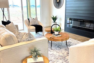 Inspiration for a contemporary home design remodel in Austin