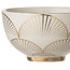Bloomingville Aruba Scallop Bowl, Gold