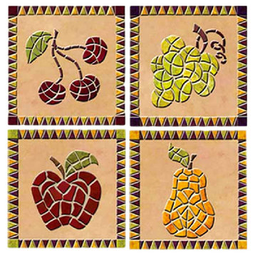 Harvest Peel and Stick Tiles, 4-Piece Set