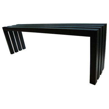 Linear Bench Industry Black, 58" Length