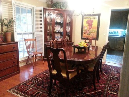 Cherry Dining Table Chairs China, Light Cherry Wood Dining Room Chairs With China Cabinet