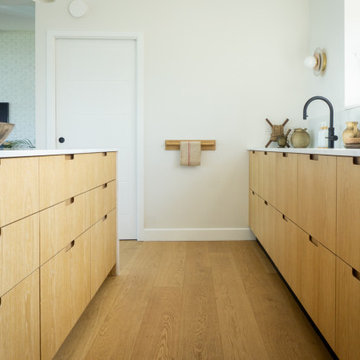 Japandi Style Oak Handmade Kitchen