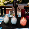 Patio Essentials 9 oz. Glass Pineapple Citronella and Lemongrass Candle, 6-Pack