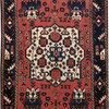 Consigned, Traditional Rug, 4'x7', Hamadan, Handmade Wool