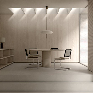 Cemetery House: Warm minimal house renovation and extension, London