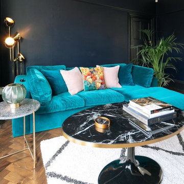 Jourdan Dunn's Home - Period Property in Statement Colours with a Luxurious Twis