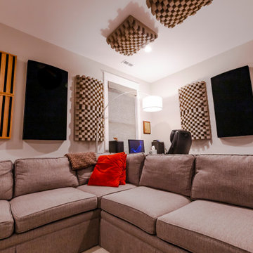 Media Room Acoustic Wall Panels