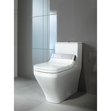 Duravit Durastyle One-Piece Toilet for SensoWash, Dual Flush Top Button, White